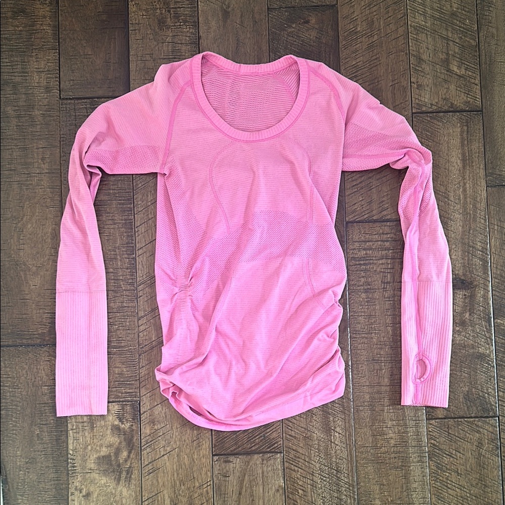 Pink Long Sleeve Women's Top